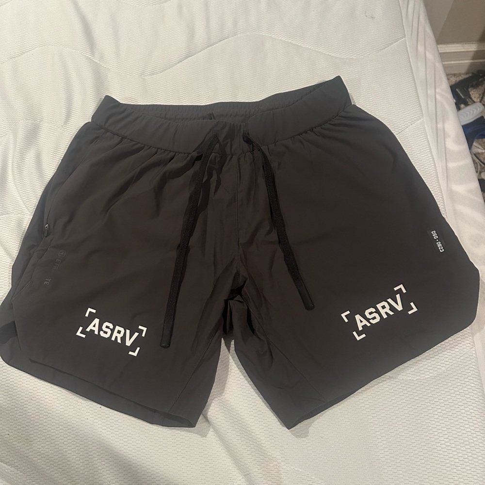 ASRV Men's Dark Grey Shorts